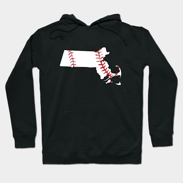 Boston Baseball - Massachusetts - Cool Baseball Shirt Hoodie by BKFMerch